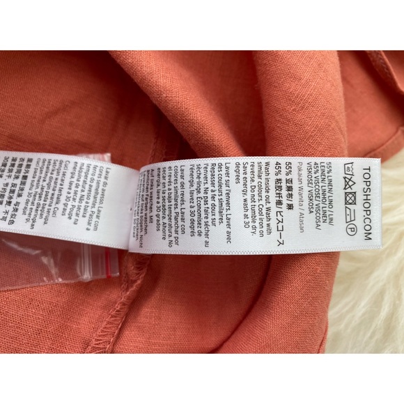 Top shop Linen Blouse. Never been worn. - Picture 5 of 5